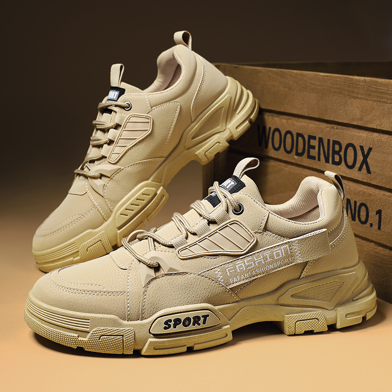 Новая трендовая Строительная площадка Sepatu, повседневная спортивная износостойкая защитная обувь для мужчин