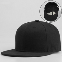 Haute qualité fabrication personnalisée logo 6 panneau plaine blanc designer snap back marque hip hop plat snapback chapeau