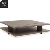 Mobilier moderne de salon: une table basse en bois luxueuse, créative et simple pour un usage domestique