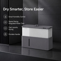 Déshumidificateur intelligent 12L/jour à haute efficacité avec affichage de l'humidité en temps réel, pompe et tuyau de drainage