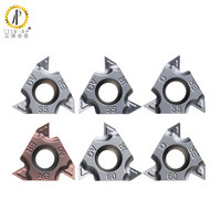 Plaquettes de taraudage universelles multi-passages en carbure pour outils de tournage CNC pour l'usinage de lots mixtes