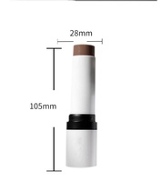 Bâton de fond de teint à double tête avec logo, imperméable, anti-transpiration, correcteur de contour neutre pour un teint éclaircissant facile