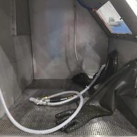 ETRUST SNC-9060W Sablage humide manuel en cabine sans poussière avec moteur de pompe pour la rénovation de jantes en alliage, le polissage et le nettoyage de blocs moteur