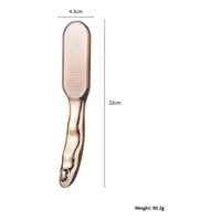Râpe à pieds en verre nano-colossal TONGDE pour éliminer les callosités – Outil de pédicure de haute qualité pour des talons lisses et personnalisés