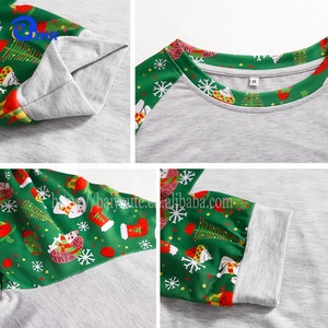Pijamas de Natal Personalizados para Família, Camisetas e Calças para Casais, Design de Cores Coordenadas, Roupas de Dormir Macias e Respiráveis - Product Image 5
