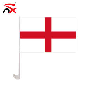 Bandera Personalizada para Ventana de Auto de Inglaterra, Argentina, Brasil, 30x45cm, Impresión Digital, Poliéster, para Eventos Deportivos - Product Image 1