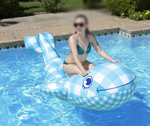 Flotador Inflable Personalizado Narwhal para Adultos y Niños - Plataforma Flotante con Gran Deriva para Playas y Lagos - Product Image 3