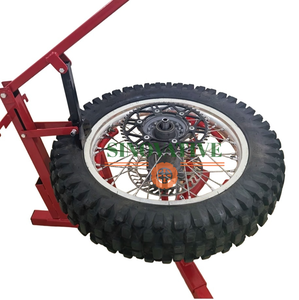 Changeur de pneus de moto pour pneus de 17 à 21 pouces Chargement et déchargement assistés avec deux leviers de pneus - Product Image 3