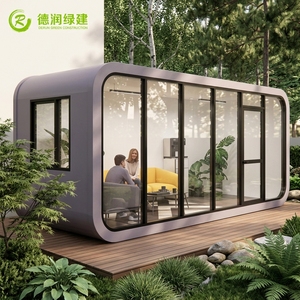 Cabine <span class=keywords><strong>Apple</strong></span> Portable de Luxe avec Configuration Multi-Caméras pour Station de Surveillance et <span class=keywords><strong>Maison</strong></span> Capsule Spatiale Préfabriquée Moderne - Product Image 1