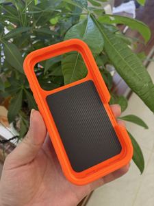Funda Protectora 3 en 1 con Clip para Cinturón, Resistente a Golpes, Color Naranja, para iPhone 17 16 15 14 13, con Soporte Giratorio de 360 Grados - Product Image 3