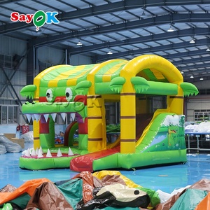 Bán buôn <span class=keywords><strong>Mini</strong></span> Inflatable bouncy nhà trẻ em Inflatable nhảy lâu đài bouncy với Slide - Product Image 3