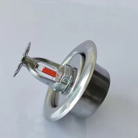 Tête de sprinkler droit globe en laiton 1/2" NPT K5.6, adaptée aux feux A et B, équipement incendie à installation simple