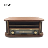 Plateau tournant en bois LP, à 3 vitesses, Style rétro, USB/CD/Cassette, lecteur Radio, meilleure vente