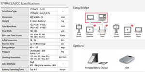 레이엔스 17 X 17 무선 X선 평판 검출기 디지털 X선 기기용 - Product Image 3