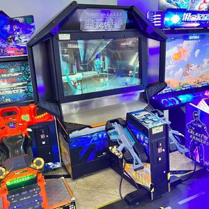 Máquina de Juego Arcade de Simulación de Tiro con Pistola Operada con Monedas para 2 Jugadores, Máquina de Juego de Tiro para Adultos para Parques de Atracciones y Centros de Juegos - Product Image 3