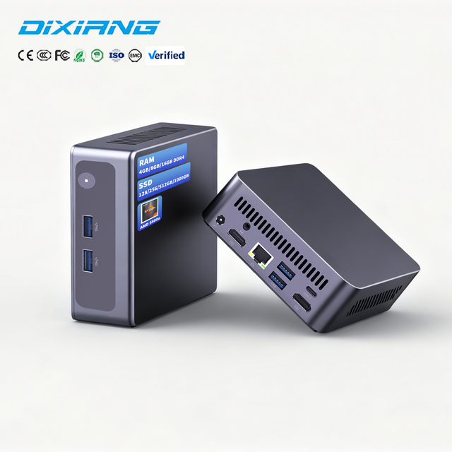 DIXIANG AMD Ryzen 5 5500U Mini PC Business Use 8GB DDR4 Ryzen 7 5800H 256GB/512GB SSD Windows 11 New Compact Computer Business