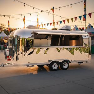 Les camions de restauration mobiles/remorques de traiteur peuvent être utilisés pour la grillade, les pizzas, les hamburgers et bien plus encore, et sont adaptés au marché européen. - Product Image 2
