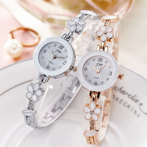 Wish meilleure vente nouvelle cinq feuilles fleur bracelet montres de luxe dames diamant femmes bracelet montre jw8022 - Product Image 1
