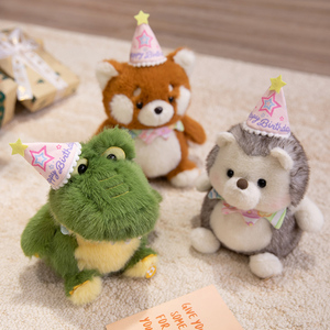 Venta al por mayor perro <span class=keywords><strong>feliz</strong></span> nueva caricatura lindo cachorro muñeca para niños regalos de <span class=keywords><strong>cumpleaños</strong></span> juguete personalizado cantar peluche cerdo Animal juguete - Product Image 4