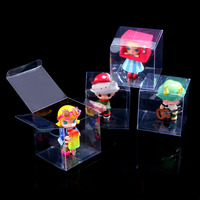 Boîtes en plastique transparentes personnalisées en PET PVC, petites boîtes d'emballage pour jouets pour bébés avec fenêtre de présentation