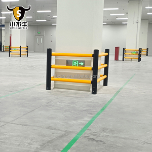 Protezione verticale della colonna in acciaio per sicurezza pedonale con barriera stradale in plastica venduta in fabbrica per lo stoccaggio del magazzino - Product Image 3