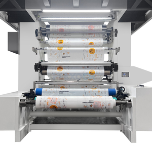 Eco-Friendly 4 Color Ci Polyethylene Alurinum Foil Flexo Printing Machine With Ceramic Anilox Roller - Product Image 6