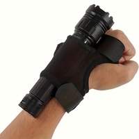 Lampe de poche portable et durable, support de lumière mains libres, gant de plongée, torche sous-marine, étui, autocollant magique, lampe photo
