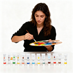 Precio moderado 12 tubos x12ml de neón color de aceite pintura de estudiantes y artistas <span class=keywords><strong>amateur</strong></span> - Product Image 4