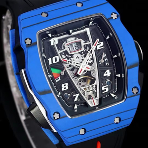 Luxury Men's Teardrop Case Tourbillon <b>Watch</b> 40-01 Automatic Mechanical Sport Wristwatch High-End Designer <b>Watch</b> - Product Image 2