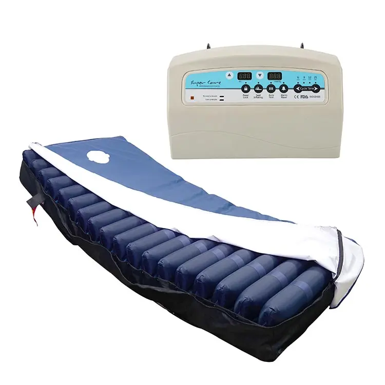 Senyang pu boru şişme tıbbi su geçirmez hasta yatağı anti-bedsore hava yatağı için YBÜ yatak