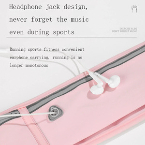 Riñonera para teléfono móvil al por mayor para mujer, riñonera deportiva de lujo, bolsa invisible para correr para hombre, bolsa impermeable para teléfono - Product Image 3