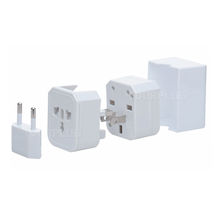<strong>Travel</strong> Converter Plug 3-in-1 Power <strong>Travel</strong> Adaptor <strong>Multi</strong> Plug Portable <strong>Charger</strong> Wall Gift Converter Plug for World <strong>Travel</strong> Adapter - Product Image 1