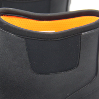 Bottes de jardin en néoprène légères pour hommes, hauteur cheville, doublées, imperméables, en caoutchouc, pour une utilisation toute l'année, vente en gros