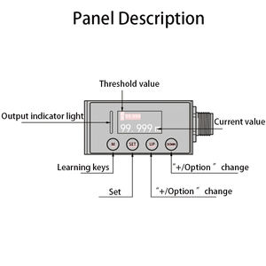 เซ็นเซอร์วัดระยะด้วยเลเซอร์ Sakady เซ็นเซอร์วัดระยะทางด้วยเลเซอร์แบบมีระยะไกล - Product Image 3