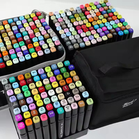 Somagi 24/48/60/80/120/168 Couleur Alcool Permanent Art Marker Pen Rotuladores Doble Punta Marcadores Feutres Alcools
