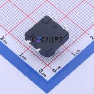 GT-TC149B-H110-L1 Tactile Switch SMD-4P,12x12mm Switch Single Pole Single Throw Round Button 2.5N Vertical Mount - Product Image 2