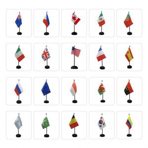 Promotional <b>Mini</b> Mexico Desktop Flag Custom Solid Plastic All National <b>Table</b> Flag with USA Office Desk Flags - Product Image 6