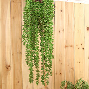 A-693 Artificial colgando 2FT Cadena de perlas de plástico amante de las lágrimas de planta suculenta para jardín de Casa decoración de la pared - Product Image 4