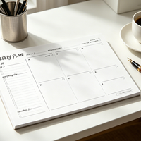 Agenda hebdomadaire Myway 2026 non daté 6x9 pouces – Bloc-notes de liste de tâches hebdomadaire avec calendrier et liste de tâches – Le compagnon idéal pour une organisation optimale