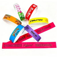 Bracelets Tyvek en papier DuPont personnalisés de qualité supérieure avec logo, numéro de série, étanches et inviolables pour les événements sportifs, festivals et concerts