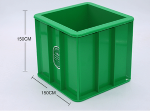 China 15cm 150MM plástico molde cubo concreto ABS cilindro ambiental moldes - Product Image 5