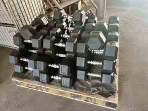 Wholesale Price Raw Material for Gym, Hard Black Dumbbell, PVC Composite Granules - Product Image 2