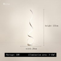 Grande Promotion Lampe sur Pied LED d'Angle à Lumens Élevés pour Décoration de Villa, Restaurant, Bureau, avec Recharge
