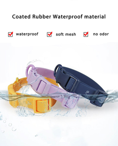 Wholesale Waterproof Dog Collar Durable Outdoor Walking Solid Color Washable Pvc Rubber Dog Collar - Product Image 3