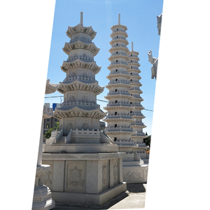 Personnalisé Chine Extérieur Grande <span class=keywords><strong>Pierre</strong></span> Naturelle Treize Couches Pagode Bouddhiste Stupa Tour Sculpture Assis Bouddha Statue Sculpture - Product Image 3