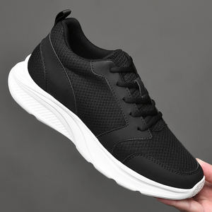 Nouvelles baskets d'été pour hommes, style mode, à coupe basse, en maille respirante, avec talonnette invisible de 8 cm, légères, pour la course et les étudiants - Product Image 5