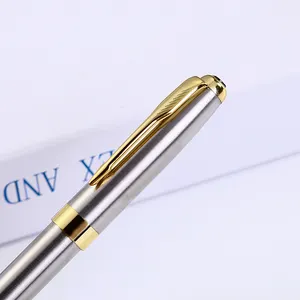 Bolígrafo de lujo de negocios clásico de alta calidad, bolígrafo de firma de metal, bolígrafos Parker personalizados con logotipo