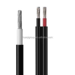 Câble d'alimentation solaire en cuivre étamé XLPE XLPO isolé simple 2.5MM 4MM 6MM 10MM 16MM câble CC de panneau PV pour centrales électriques <span class=keywords><strong>500m</strong></span> - Product Image 5