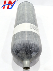 Vente directe du fabricant Hongyan, réservoir cylindrique en fibre de carbone et aluminium 6061 de 9 L, bouteille de gaz industriel pour fusil à air comprimé PCP, paintball, <span class=keywords><strong>300</strong></span> - Product Image 3