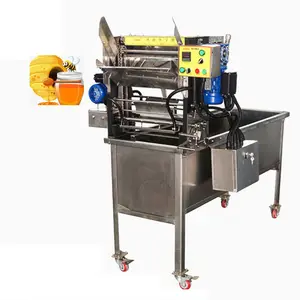 Langstroth Frame Size Automatic Honey Uncapping Machine Honey Processing Machine For Beekeeping